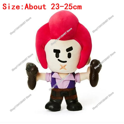 Animation Boys Girls PRIMO Brawler Toy Figures Plushies Leon Spike Shelly Figure Kids Game Toy Figures Birthday Gift