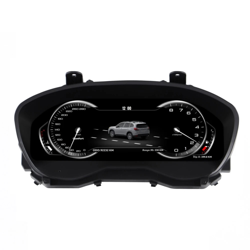 LCD Screen For Subaru Forester 2013-2024 Speedometer Car Digital Cluster Virtual Cockpit Dashboard Instrument Panel Carplay