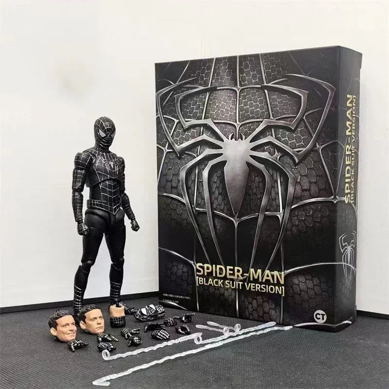 Ct Spider-Man S.H.F Classic Tobey Maguire Spiderman Shf Anime Action Figures Statue Figurine Model Collection Decorate Toy Gift