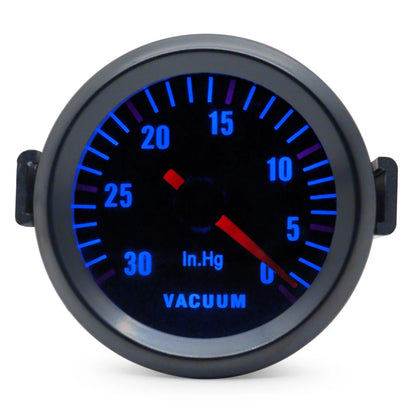 52mm Boost/Vacuum/Water Temp/Oil Temp/Oil Press/Voltage/Tachometer/Air Fuel Ratio/EGT Gauge Analog Blue Led+ 52MM Gauge Pods