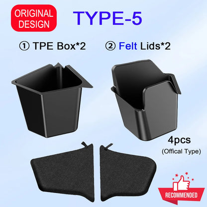 For Tesla Model Y Juniper 2025 2026 Car Trunk Side Storage Box Cover plate organizer Car trunk side storage box refit Accessorys