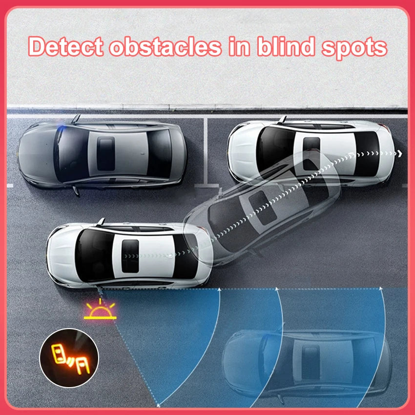 Car Blind Spot Monitoring System Alarm Mirror BSD BSA BSM 24GHZ Radar Lane Change Assist Sensor For Porsche Macan 2014 to 2024