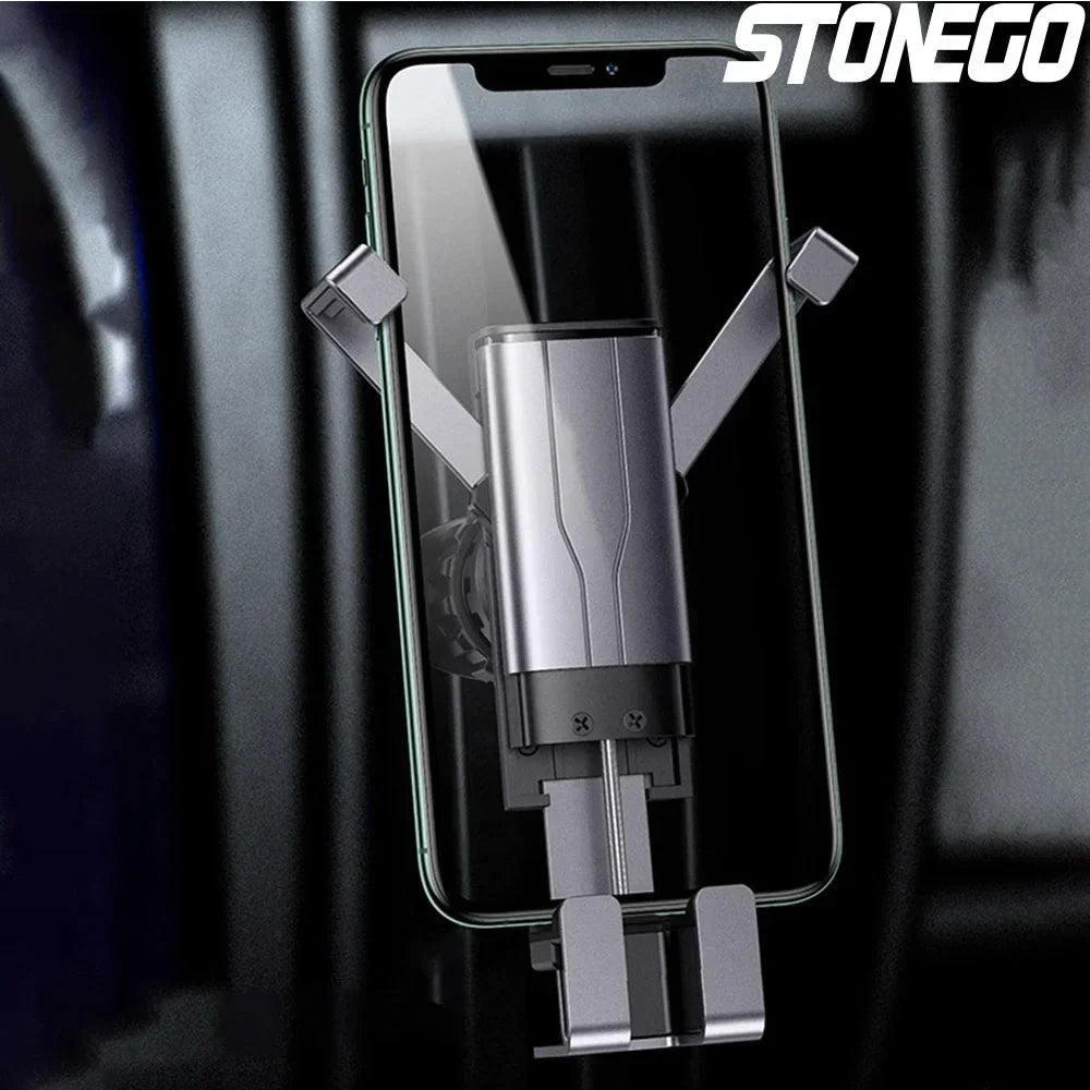 Hands Free Car Mount Phone Holder for Automobile Vehicle Adjustable Universal Car Phone Holder Compatible with Most Smartphones