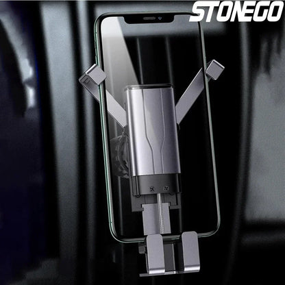 Hands Free Car Mount Phone Holder for Automobile Vehicle Adjustable Universal Car Phone Holder Compatible with Most Smartphones