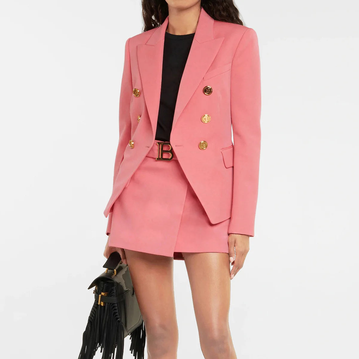 2025 Spring and Autumn New Fashion Professional OL Women's Suit Jacket Top A Line Short Skirt Set Temperament Two-piece Set