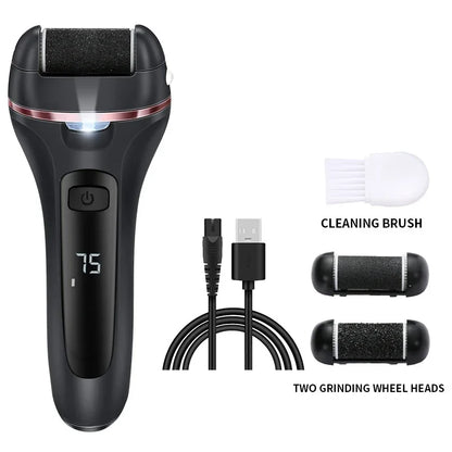 Electric Foot File Callus Remover Professional Foot Grinder Pedicure Machine Tools Rechargeable Heel Cracked Dead Skin Scrubber