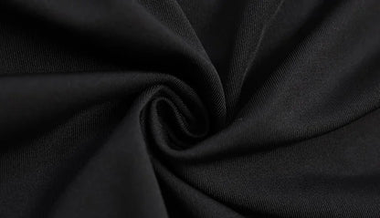 Ahagaga Autumn Fashion Women's Sets Solid Regular Long Sleeves O-Neck Skinny 2Pcs (Tops+Pants) Knot Casual Streetwear Folds Suit