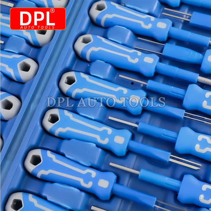 30 Pcs Terminal Pin Removal Tool Kit Electrical Connector Pin Extractor Tool Set Wire Terminal Release Tool for Automotive