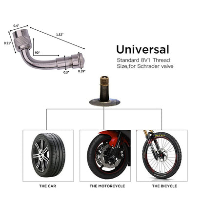 250PSI Digital Tire Pressure Inflator Gauge Aluminum Alloy Tire Pressure Gauge Air Line Clip-on Tyre for Motorcycle Bicycle Auto