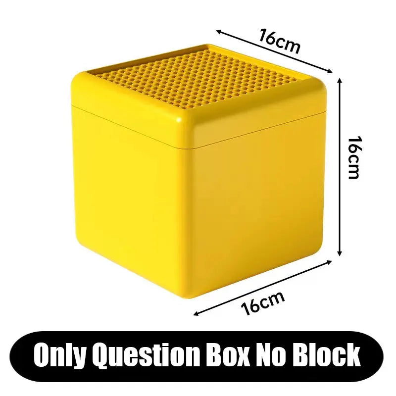 16cm Big Storage Box Magnetic Building Blocks Mine Magnet World Set Puzzle Toys For Kids Montessori Sensory Cubes Birthday Gifts