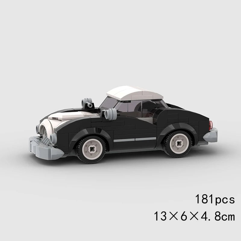 City Technique Speed Racing Car old Classic Sport Model Building Brick Super Racer Great Rally Vehicles Block Christmas gift Toy