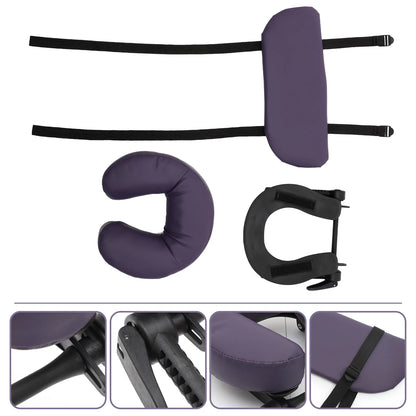 1 set Massage Headrest Pillow Face Bed Rest Ergonomic Neck Support Sponge Beauty Salon Cushion Head Bracket For Table Bolster