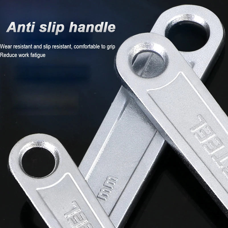 Adjustable Wrench Universal Spanner Clamp Large Openin Long Handle Repair Tools Steel Mechanical Workshop Hand Repair Tools