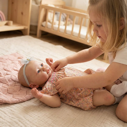 NPK 19inch Lali Newborn Baby Reborn Doll - Soft Touch Lifelike Cuddly 3D Skin Multiple Layers Painting Soft Body