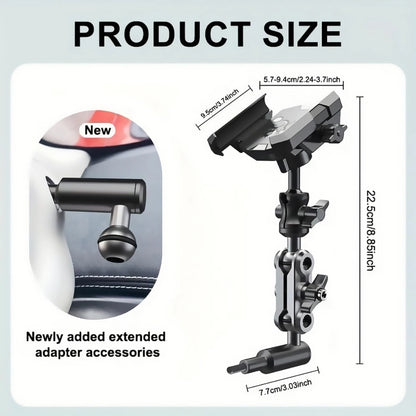 For Tank 500 Car Phone Holder, Car A-Pillar Fixed Phone Holder 360° Rotatable Aluminum Alloy Arm Anti-Shake Phone Stand Base