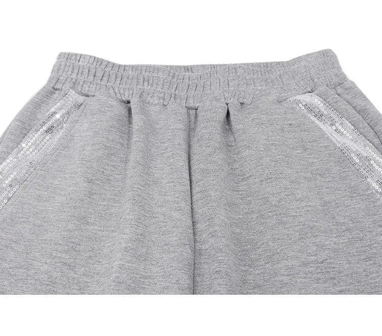 LOUIS YAO Women Two Pieces Set 2024 Autumn Stand Collar Long Sleeve Long Pants Set Sweatshirt Sporty Fashion Set