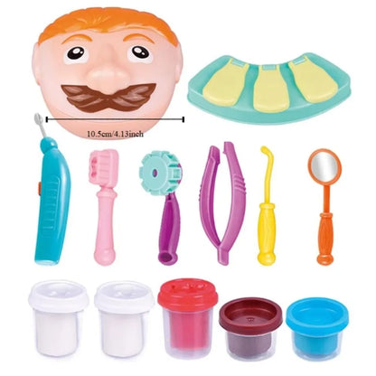 Mud Children Doctor Set Role Play Montessori Doctor Pretend Play Kit Early Learning Exquisite Puzzle Doctor