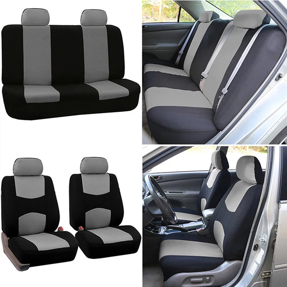 2/5Seats Fabric Car Seat Covers For Peugeot 508 207 307 407 3008 206 2008 208 sw 308 107 301 408 5008 4008 Rifter Traveller RCZ