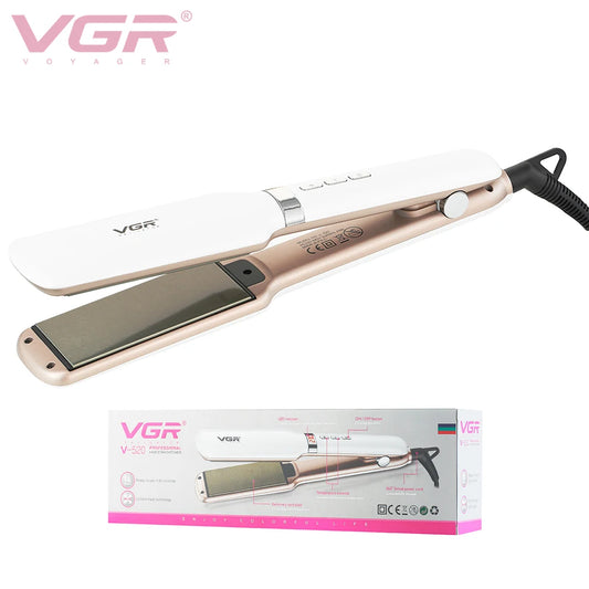 VGR Professional Perm Splint Dormitory Home Straight Hair Curling Convenient Hair Care Adjustable Hair Straightener V-520