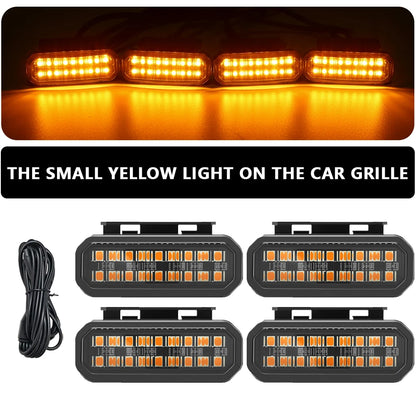 18LED Front Grille Light For Mitsubishi Triton Car Daytime Running Light Wheel Eyebrow Lamp For Pickup Offroad 12V led light