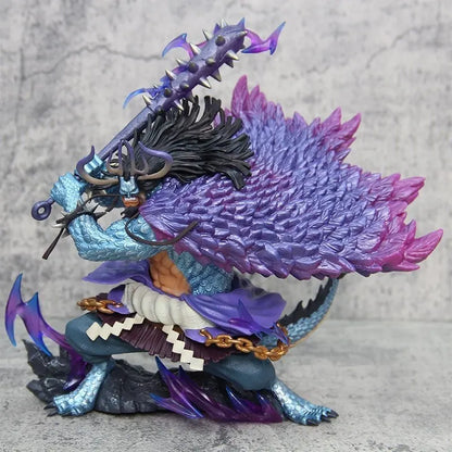 30cm One Piece Kaido Four Emperor Beasts Pirates Anime Figure Model Statue Collection Desktop Decoration Ornament Toys Gift