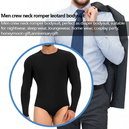 Mens Long Sleeve Bodysuit Full Body Shaper Romper Pajamas Waist Trainer Slimming Shapewear Tummy Control Underwear Undershirts