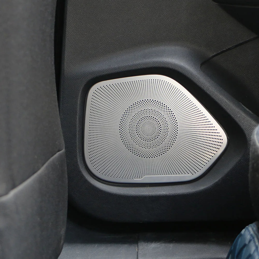 Interior Four Door Speaker Sound Horn Frame Protector Cover Trim for Peugeot 2008 2020 2021 2022 2023 2024 Car Accessories