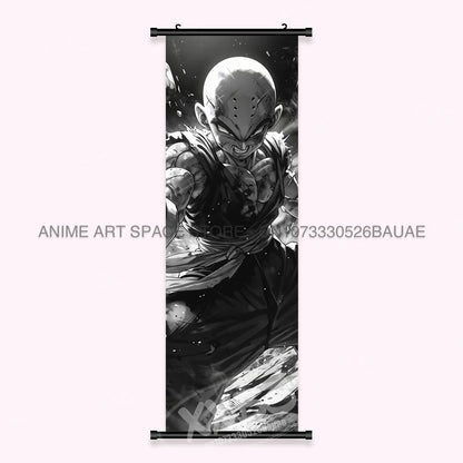 Dragon Ball Anime Wall Artwork Canvas Mural Scrolls Pictures Anime Character Son Goku Hanging Painting Poster Home Decoration
