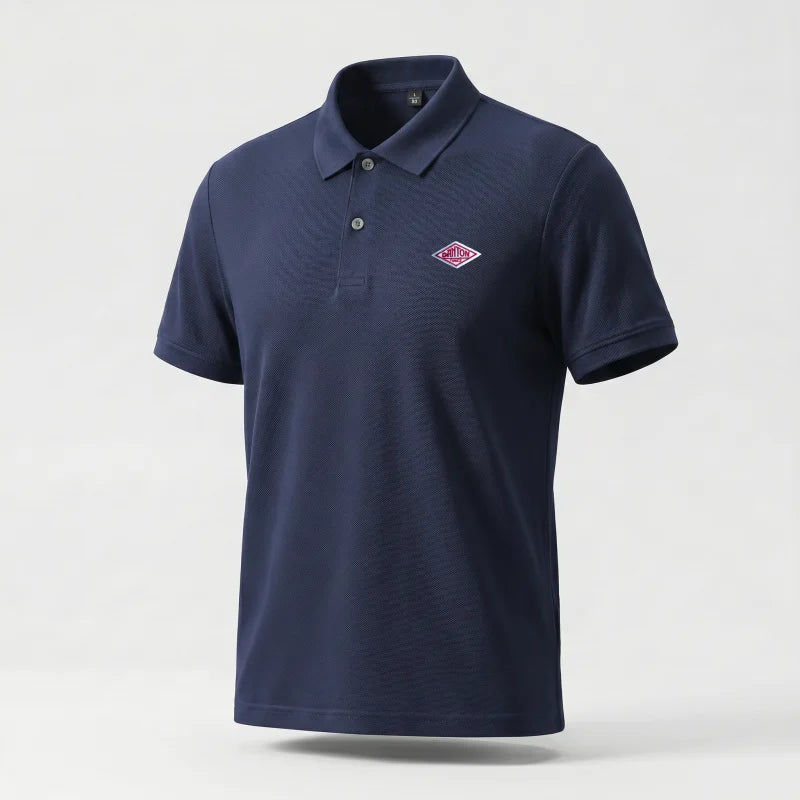 Men's 100% Cotton Polo Shirt -2026 Summer Fashion Casual Short Sleeve, Breathable Lapel Tee，27 Colors, Ideal for Golf and Sports