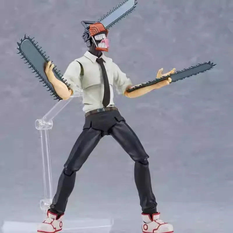 Action Figure Figma 586 Chainsaw Man Anime Figures Denji Action Figure Pochita Toys For Boys Gifts Collection Display