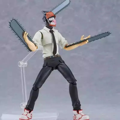 Action Figure Figma 586 Chainsaw Man Anime Figures Denji Action Figure Pochita Toys For Boys Gifts Collection Display
