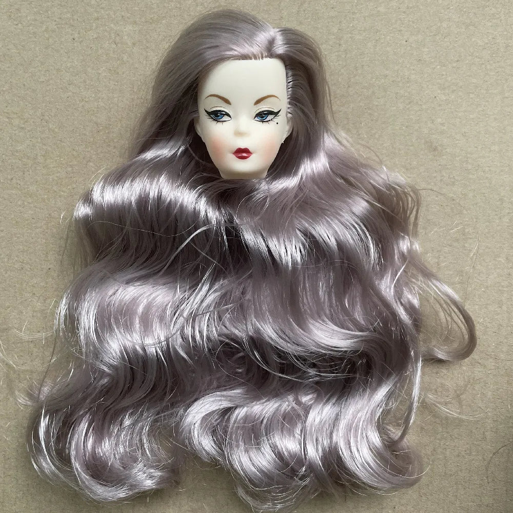 1/6 ST Face Mold Vintage Doll Heads For 30cm Solid Female Body Children Playing  Gifts