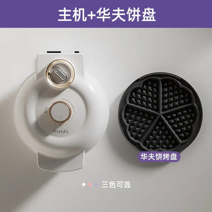 220V Frunuts Electric Waffle Maker Egg Puff Sandwich Breakfast Machine Multifunction Cooker