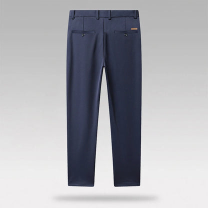 Luxury Highend Spring Elastic Business For Men's Pants Slim-fitting Non-ironing Anti-wrinkle Commuting Small Straight Suit Pants
