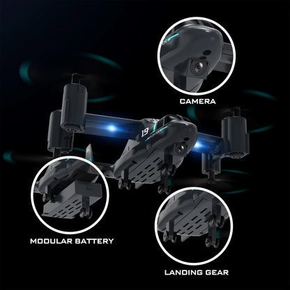 LM19 Remote Control Helicopter Drone 480P Camera Fighter Quadcopter Osprey Aircraft RC Drones for Children Kids Plane Toys Gifts
