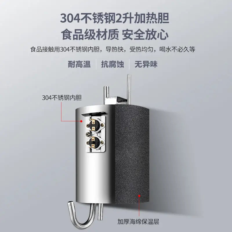 Compressor refrigeration water dispenser pipeline machine bottom bucket vertical hot and cold multifunctional