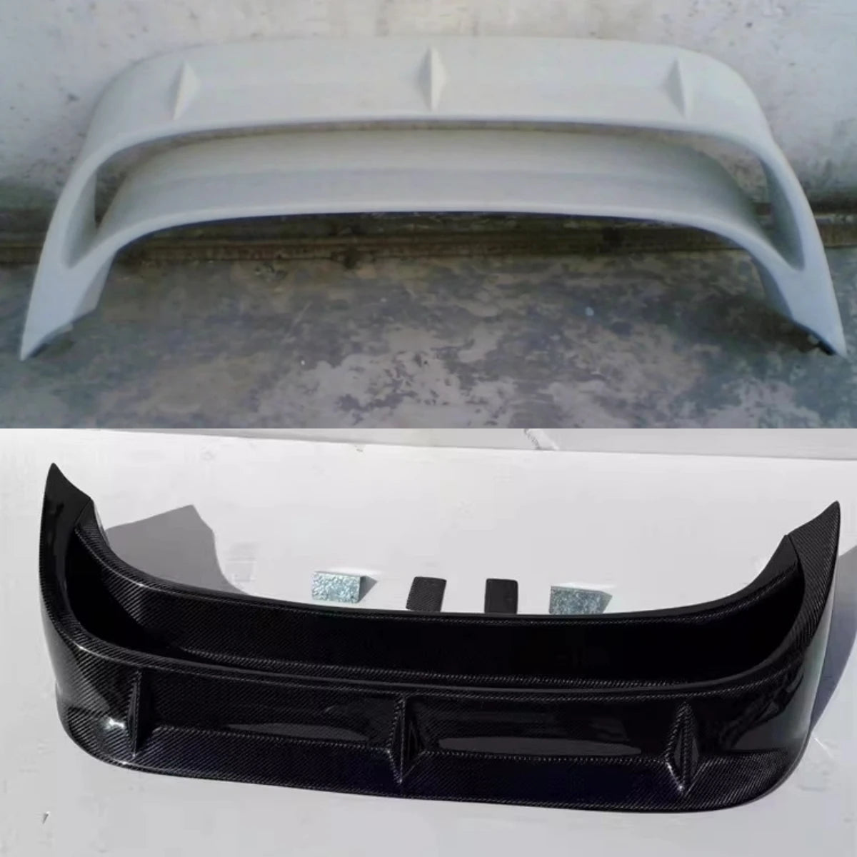Carbon fiber Resin Rear spoiler tail wing for Peugeot 206 06-15 modify to WRC style car accessories