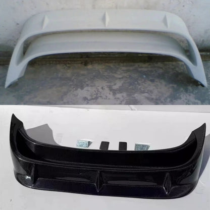 Carbon fiber Resin Rear spoiler tail wing for Peugeot 206 06-15 modify to WRC style car accessories