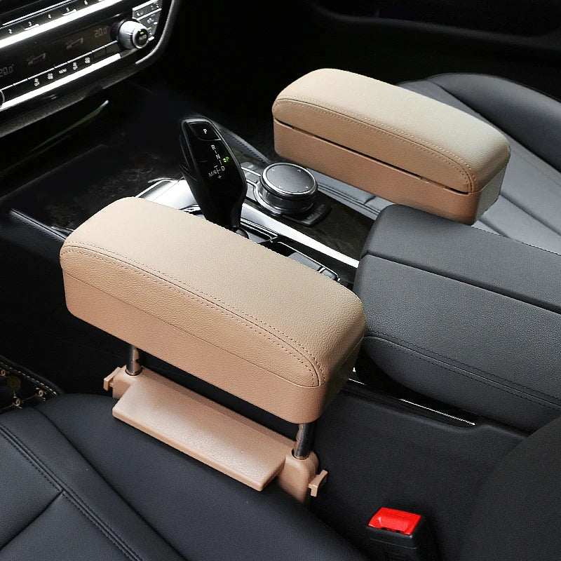 Car Armrest Box Adjustable Elbow Support Seat Gap Organizer Cushion Fit Cars SUV Truck Ergonomic Comfort Drive