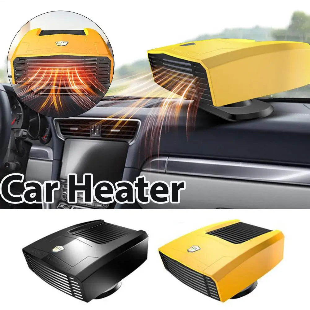 800W Car Electric Heater for Makita Winter Defroster & Heating Fan with 2 USB Ports Fast Heating Defogger for Mobile Charging