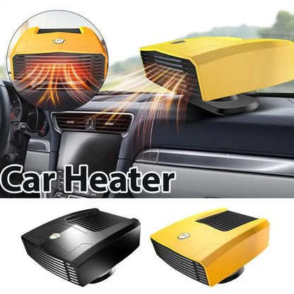 800W Car Electric Heater for Makita Winter Defroster & Heating Fan with 2 USB Ports Fast Heating Defogger for Mobile Charging