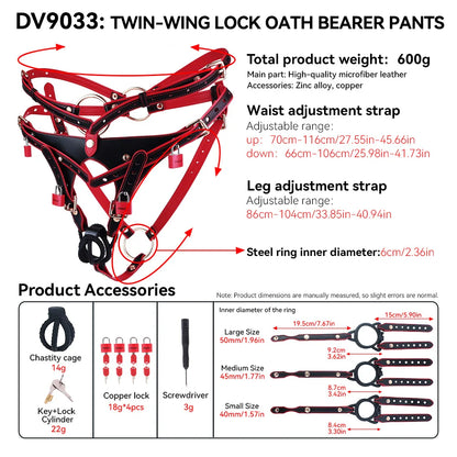FRKO Bondage Fetish Chastity Belt Chastity Panties PU Leather Lockcock Belt Penis Rings пояс верности Men Sexy Tools