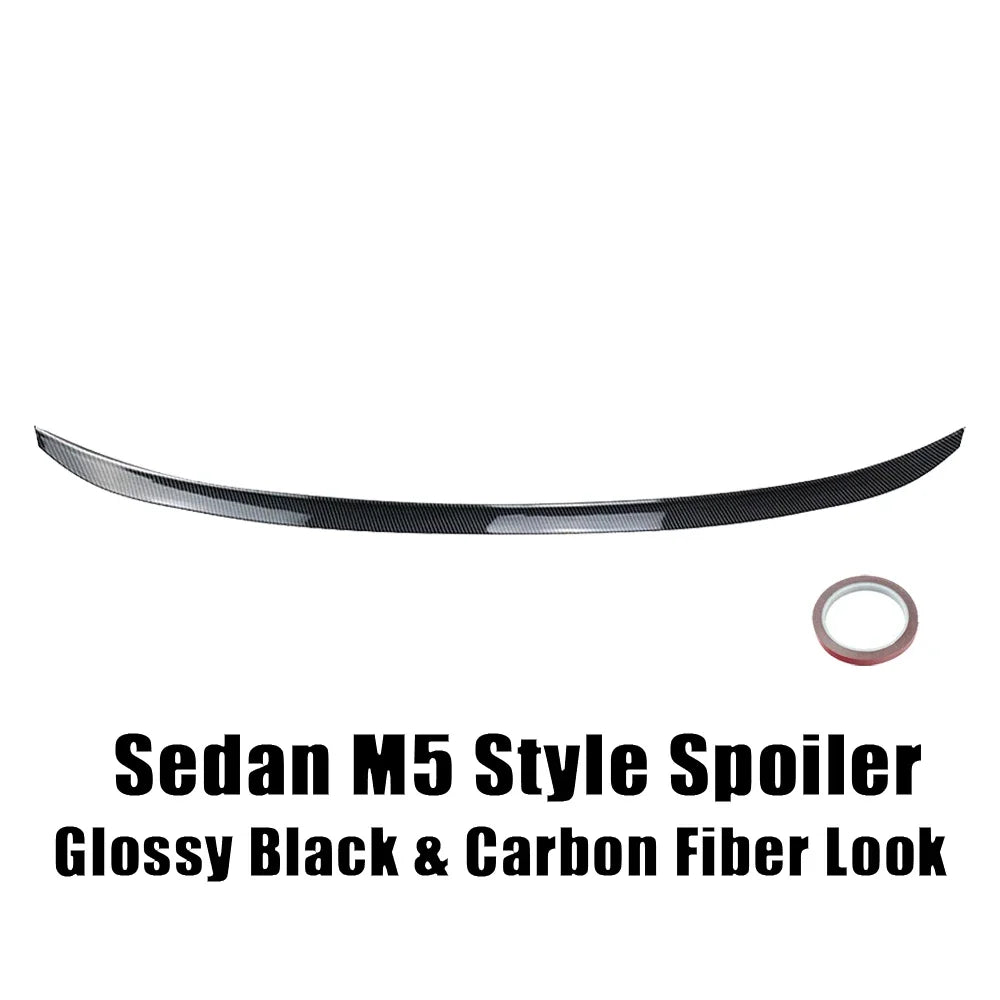 XVIP Carbon PRO Style Trunk Spoiler Wing For BMW 5 Series G30 F90 M5 Sedan 2018-23 Replacement Spoiler Accessories Exterior Wing