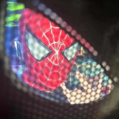 Amazing Spider Man Figure Mask 1:1 Wearable Headgear Helmet With Ring Control Eye Light Cosplay Props Collection Model Toy Gift
