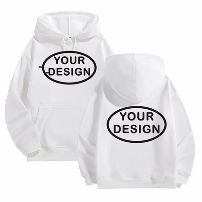 Customized Printed Men's And Women's Hoodies Loose Casual Fashion Long Sleeved Pullovers Embroidered LOGO Street Sports Shirts