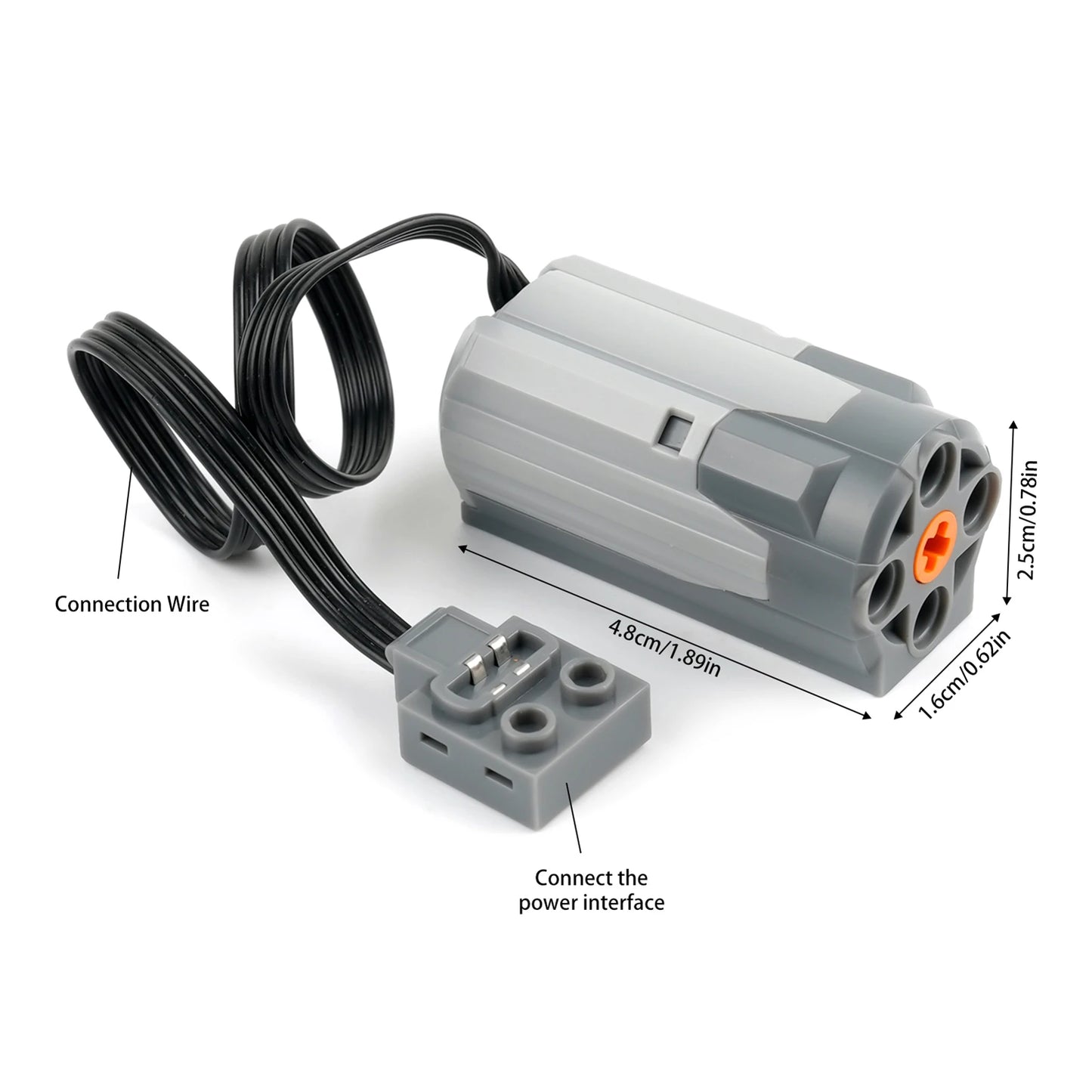 MOC Technical Parts Servo M Motor Battery Box PF IR Speed Remote Control Receiver Building Blocks Toy for Legoeds