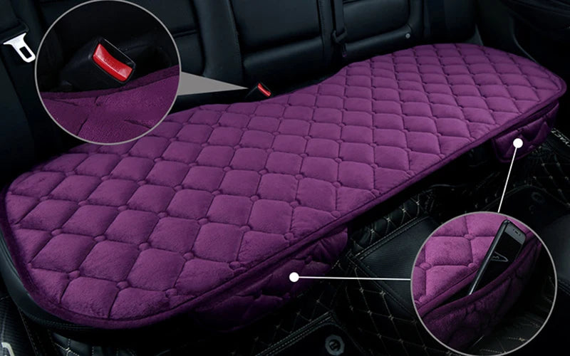 Car Front Rear Seat Cover Car Seat Covers Set Choose Car Seat Cushion Plush Seat Pad Protector Car Accessories Cars Interior