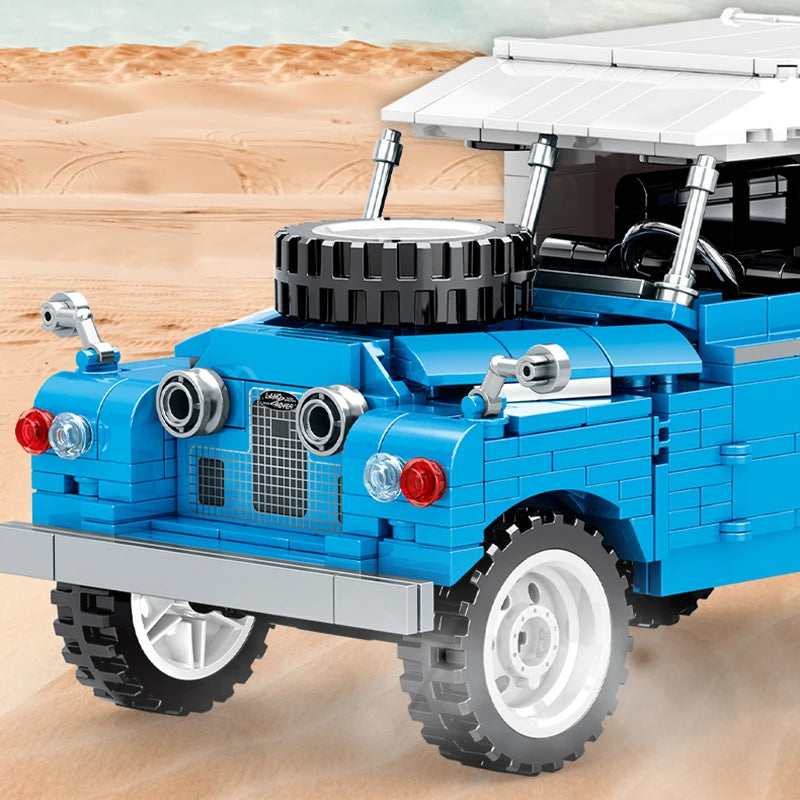 721 Pcs City Retro Mechanical Off Road Vehicle Building Block Roadster Racing Car Supercar Bricks Toys For Boys Children Gifts