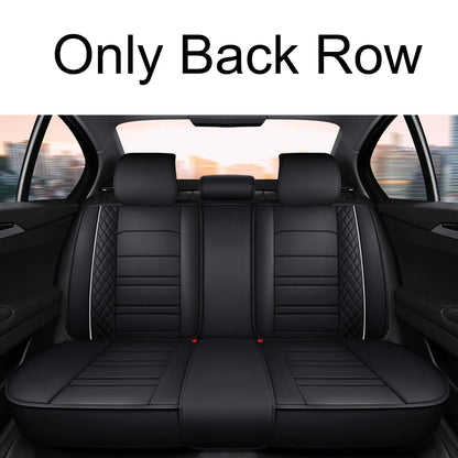 Full Coverage Pu Leather Car Seat Covers for MITSUBISHI Outlander ASX Eclipse Lancer Pajero Sport Zinger Galant Car Accessories