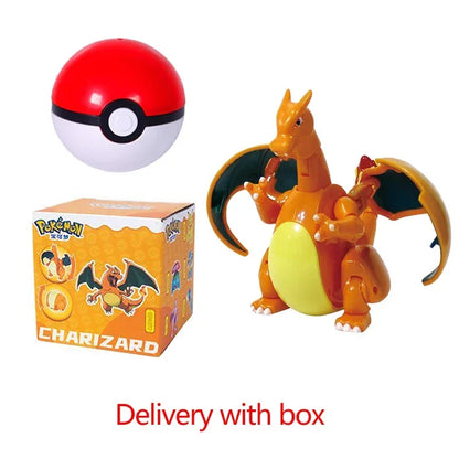 Original Pokemon Figure Ball Pokeball Eevee Blastoise Venusaur Charizard Pikachu Mewtwo Gyarados Elf Monster Toy for Child Gift